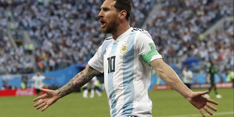 Foto Messi, partido Francia-Argentina Mundial Rusia 2018